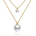 Duo Pearl Layered Necklace